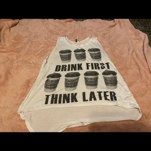 Cute coffee tank